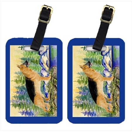 Carolines Treasures Carolines Treasures SS8129BT German Shepherd Luggage Tags; Pack - 2 SS8129BT